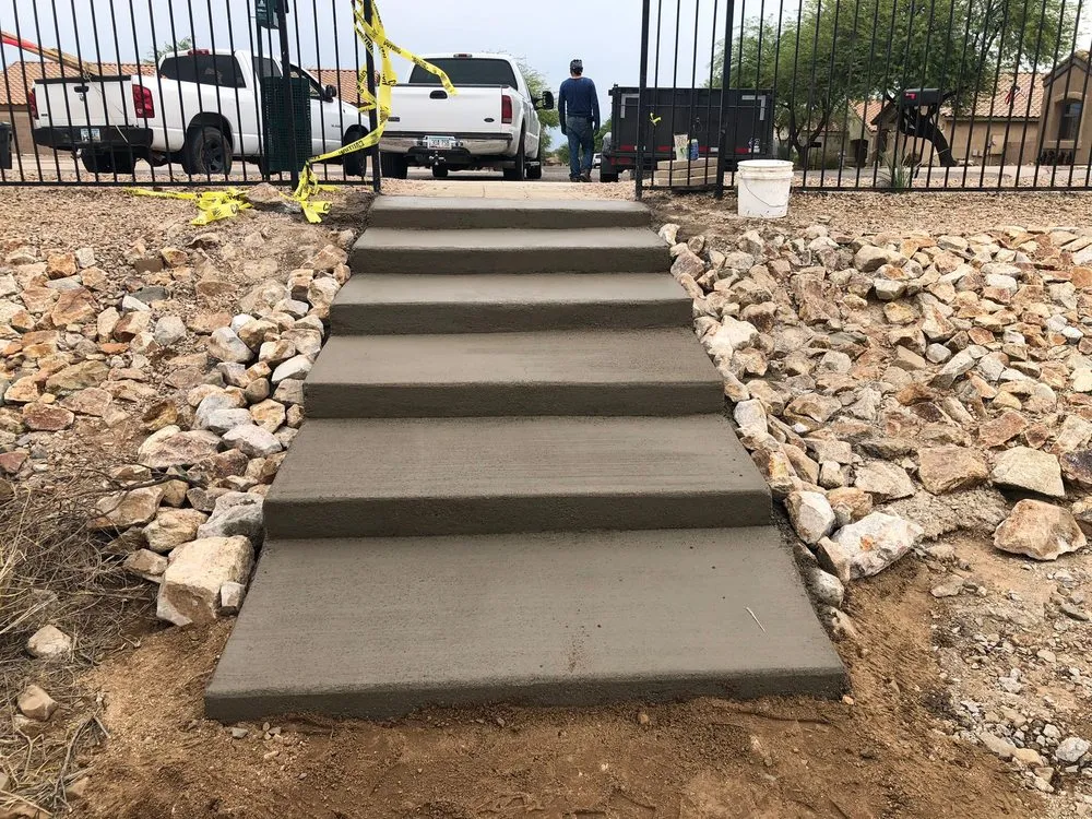 Custom garden landscaping for residential properties in Tucson, AZ by D&C Landscaping Services