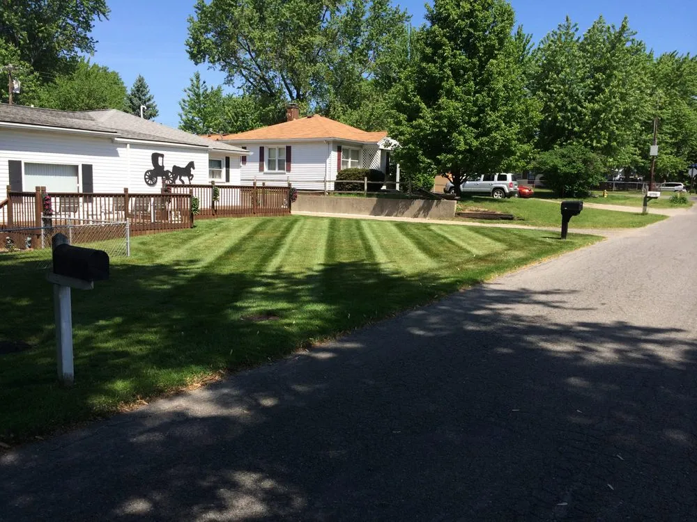 Custom garden landscaping for residential properties across Belleville, MI - DC Lawn and Snow