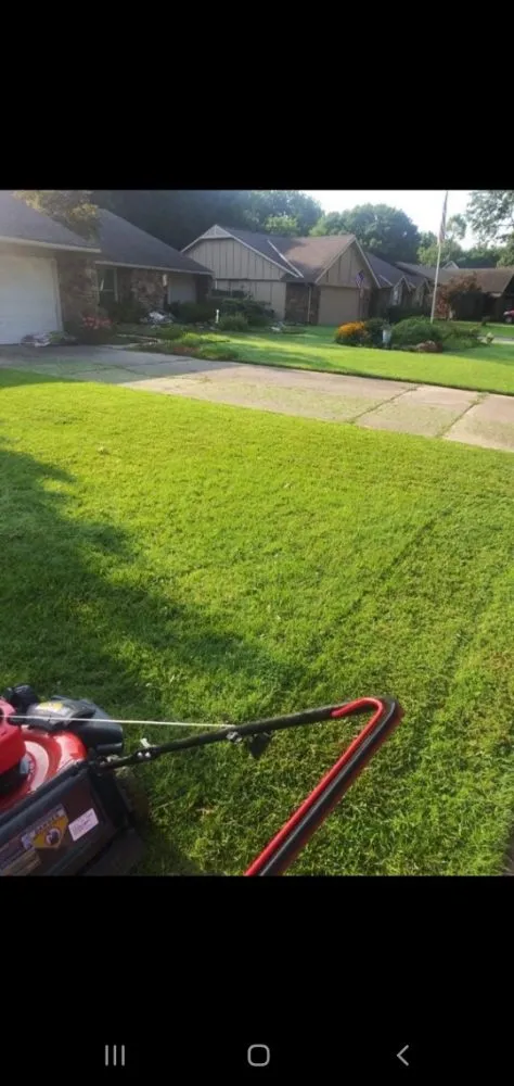 Expert lawn mowing service for homes in Collinsville, OK by D&C Lawn Care