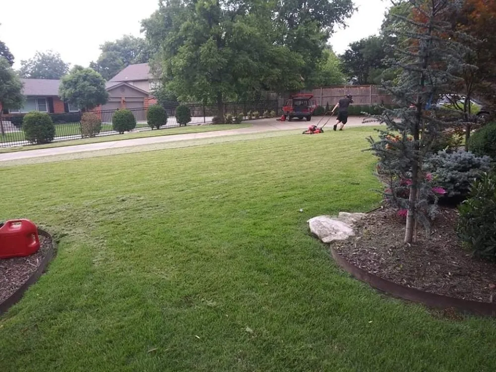 Custom lawn care service for residential properties across Collinsville, OK - D&C Lawn Care