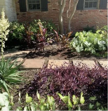 Custom garden landscaping near you in Crandall, TX by D&C lawncare