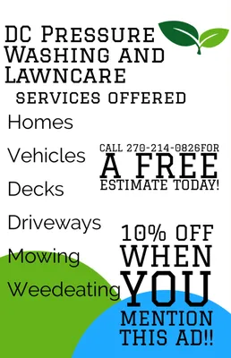 DC Pressure Washing and Lawncare