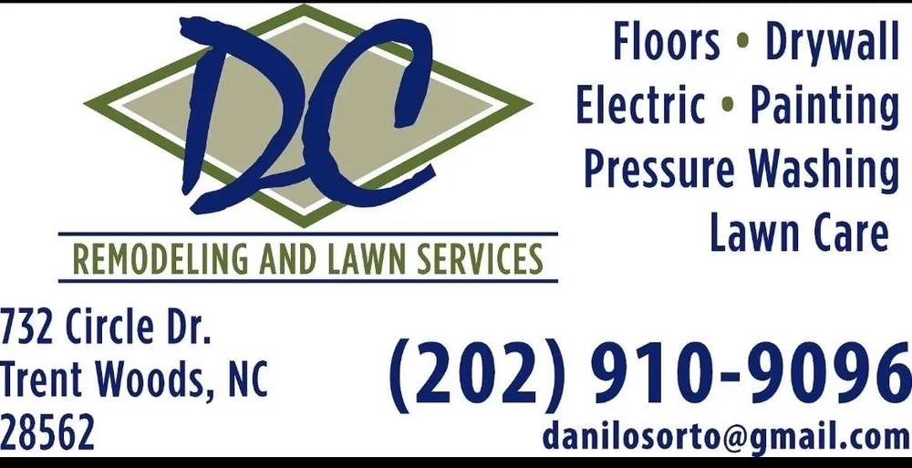 Custom yard cleanup service in Trent Woods, NC - DC remodeling and lawn services