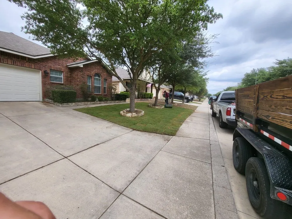 Custom residential landscaping in San Antonio, TX by DCG Multi services