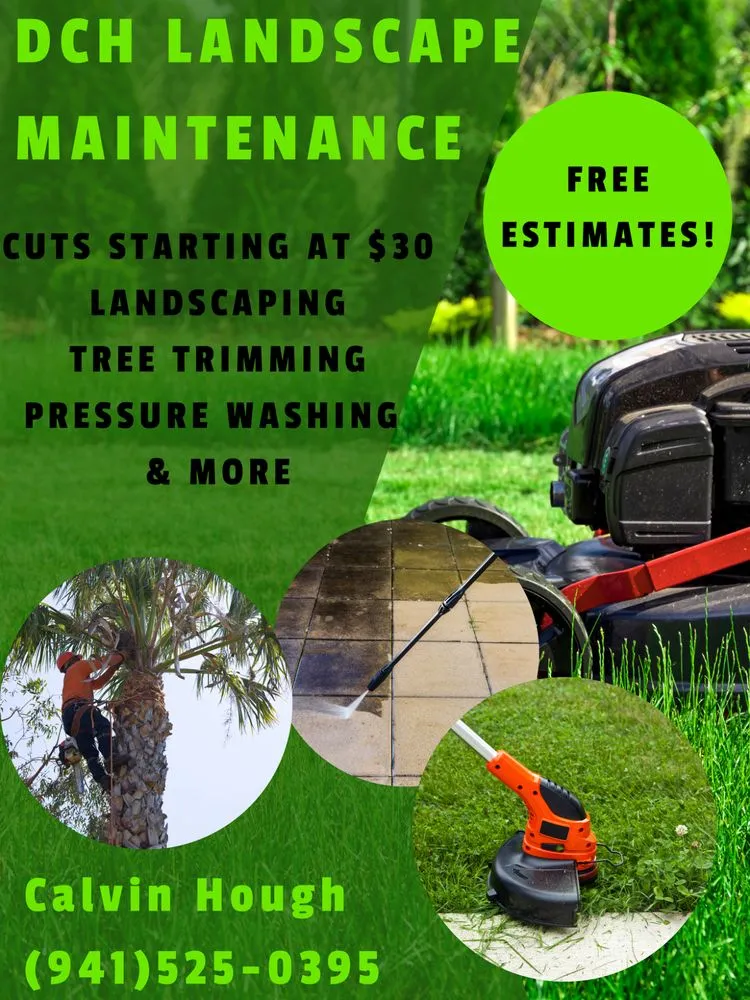 Professional landscape design for homes in North Port, FL by DCH Landscape Maintenance