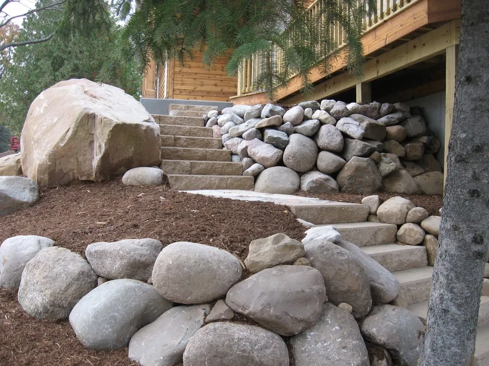 Custom garden landscaping in Nekoosa, WI by DCM Landscaping