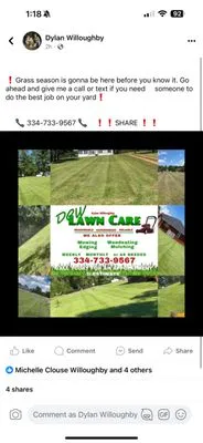 DCW Lawn Care Logo