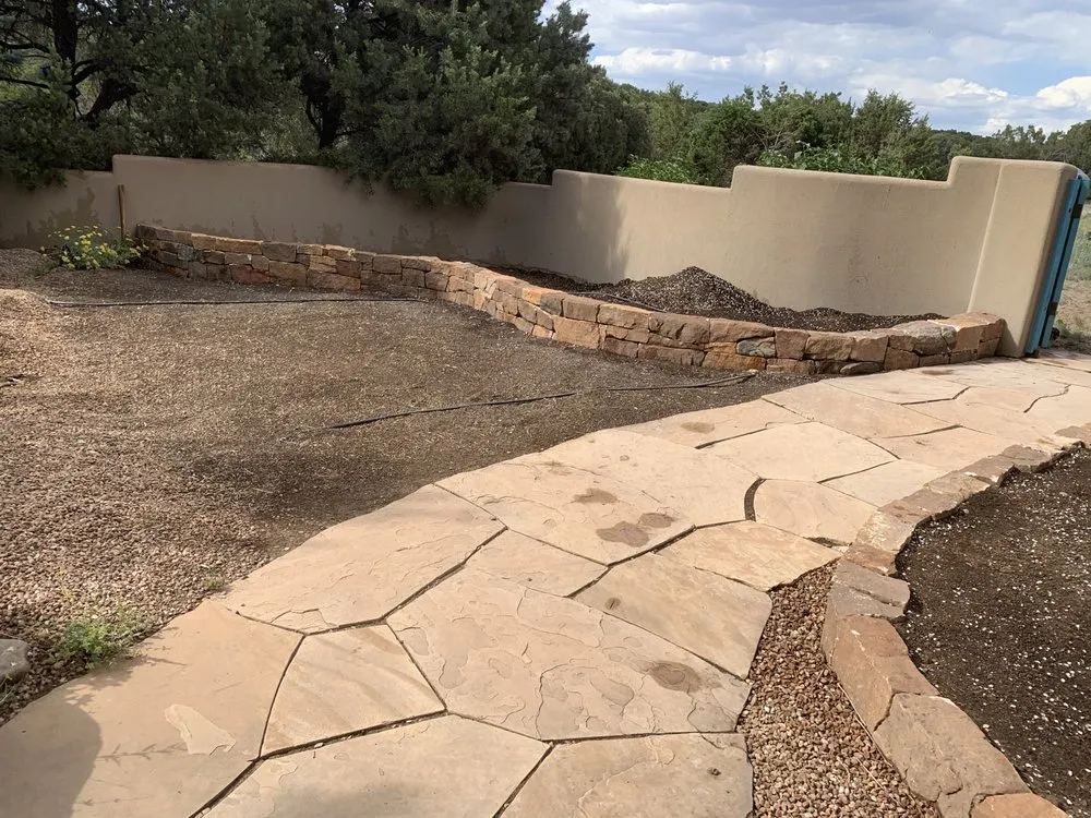 Custom outdoor landscaping experts serving Santa Fe, NM - D&D Construction