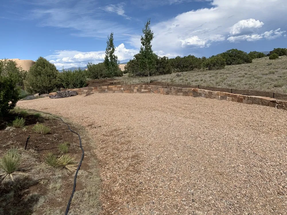 Custom landscape installation for outdoor upgrades across Santa Fe, NM - D&D Construction