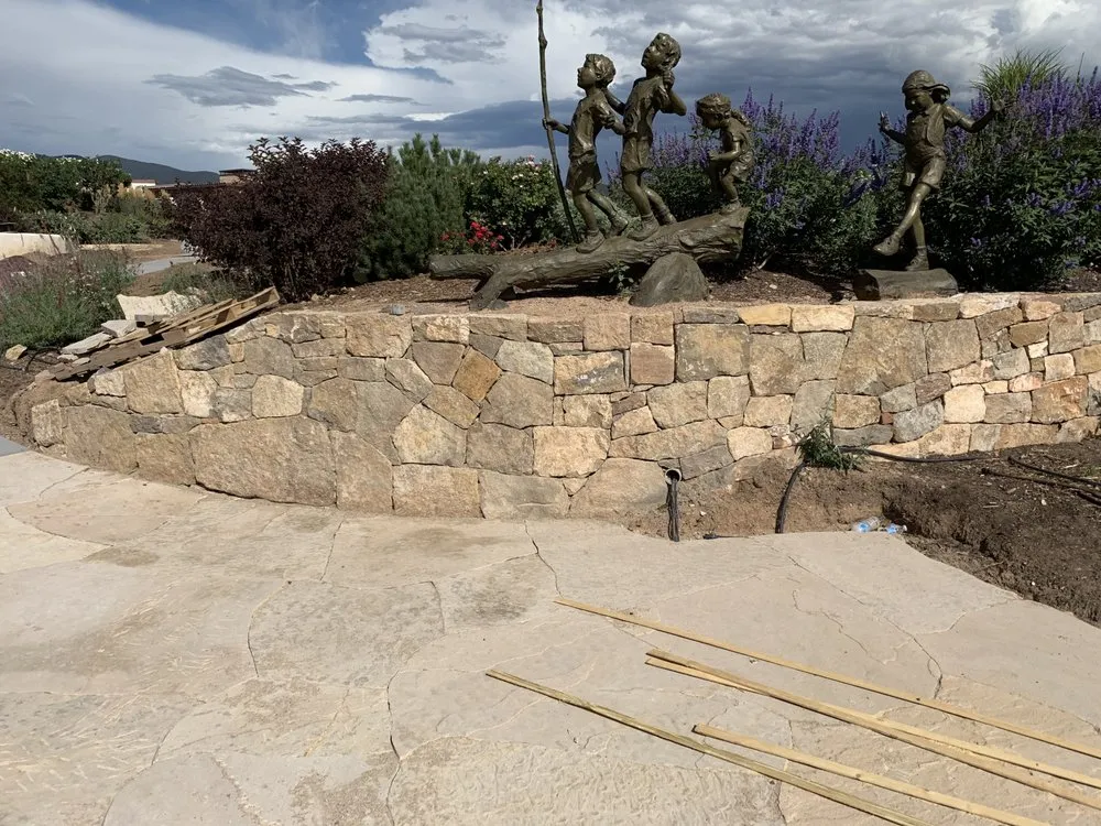 Professional landscape design in Santa Fe, NM by D&D Construction