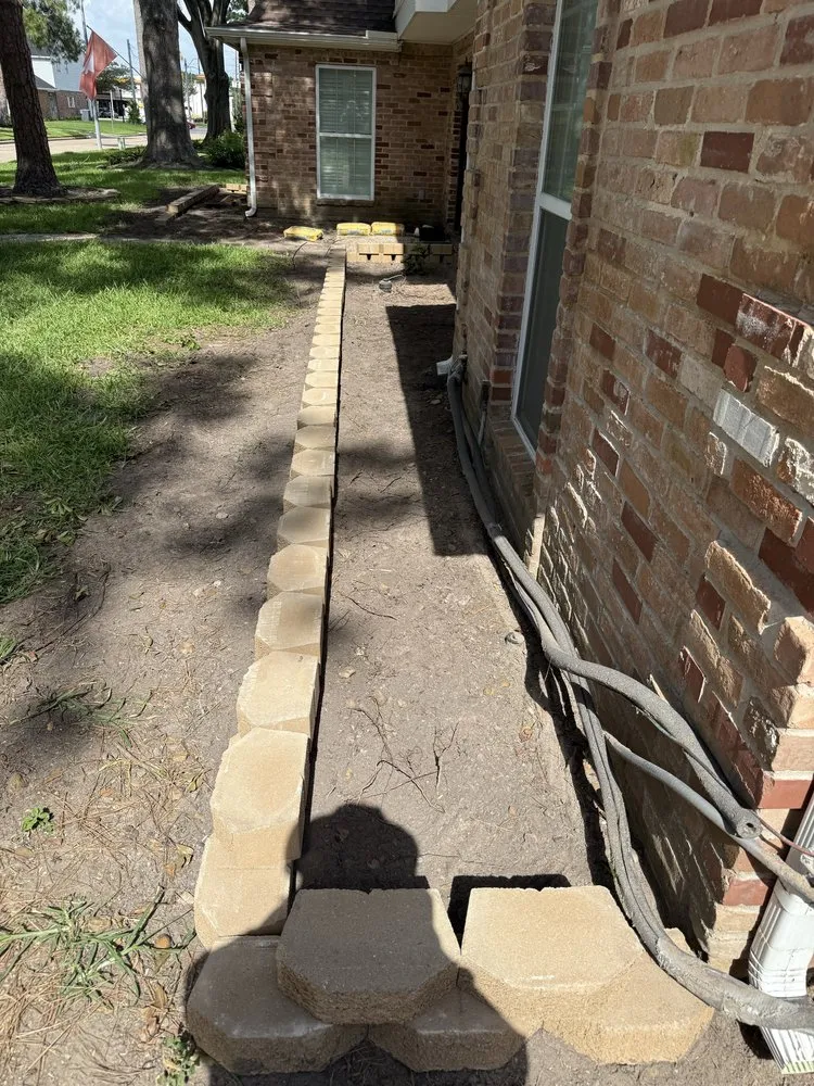 Custom garden landscaping in Cypress, TX by DD Irrigation & Landscaping Service