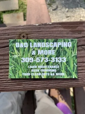 D&D Landscaping and More Logo