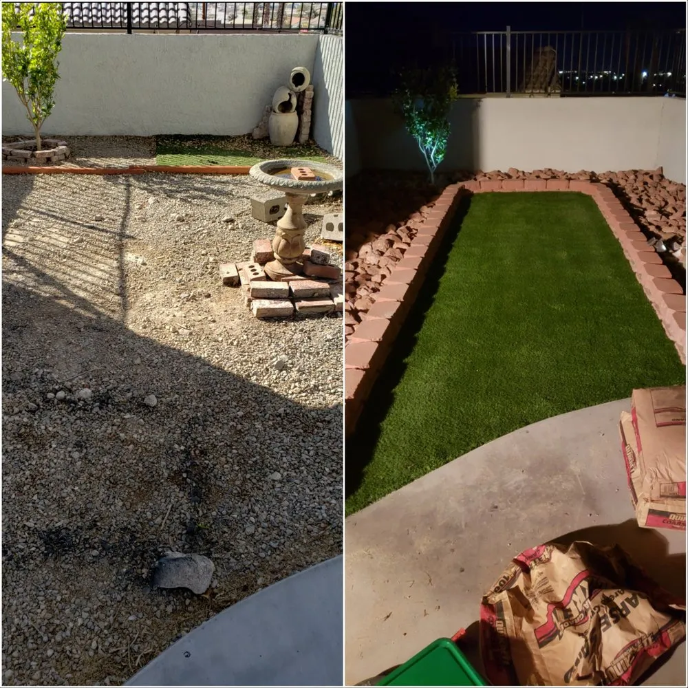 Affordable lawn care service for homes in Lake Havasu City, AZ by D&D Landscaping