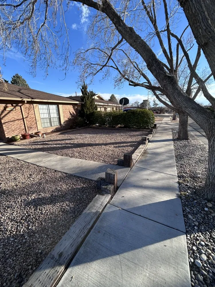 Custom landscape installation for homes across Albuquerque, NM - D&D landscaping solutions