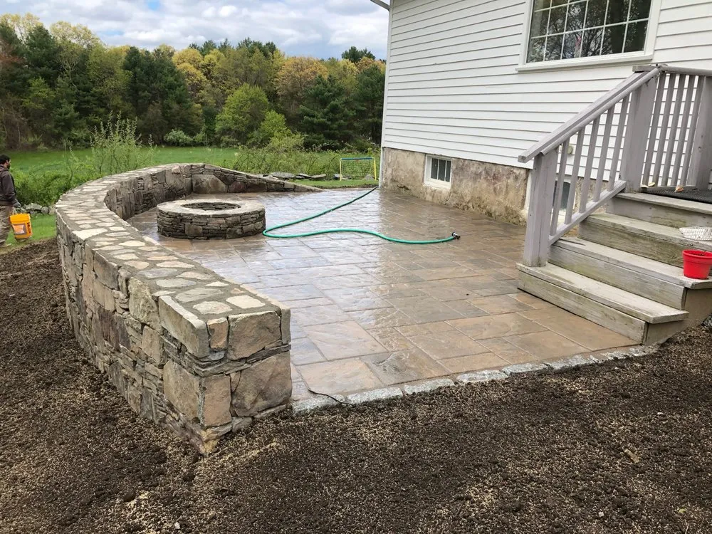 Custom landscape installation for beautiful yards across Warren, RI - D&D Mulch and Landscape