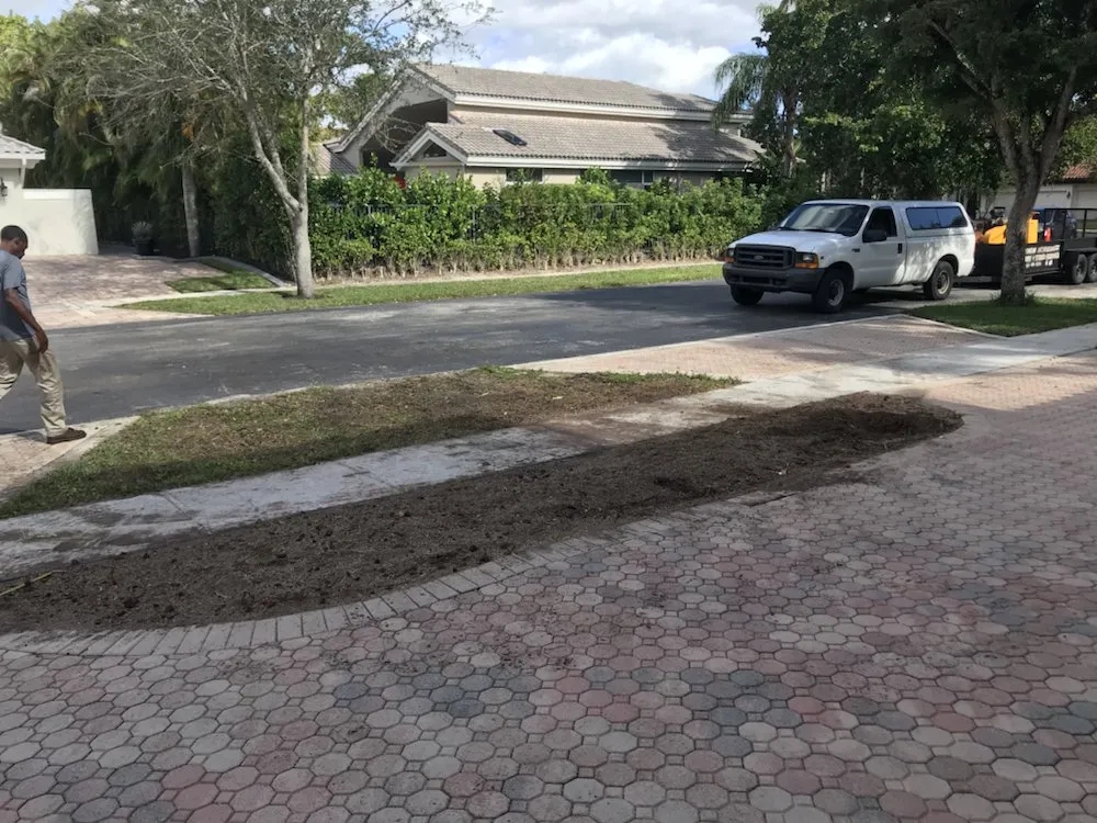 Custom residential landscaping in Sunrise, FL by DD Waste Removal