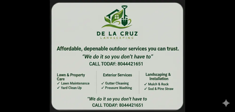 Top-rated yard cleanup service in Petersburg, VA - De la Cruz Landscaping