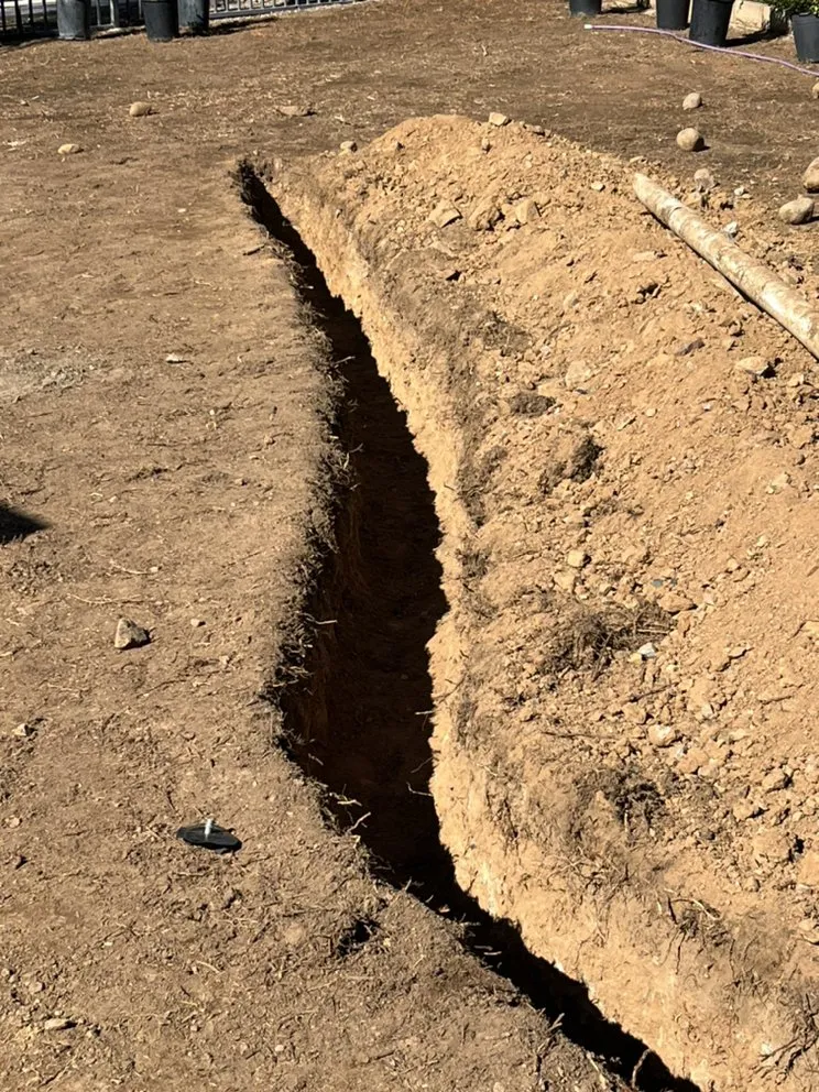 Custom landscape installation with custom design in Corona, CA by De La Torre Solutions