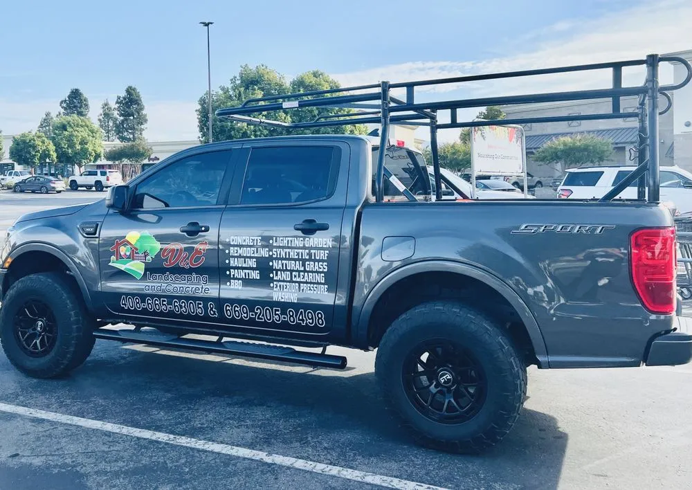 Affordable lawn care service experts serving Gilroy, CA - D&E Landscaping and Concrete