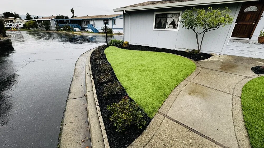 Professional landscape installation in East Palo Alto, CA by De Leon Landscaping Creations