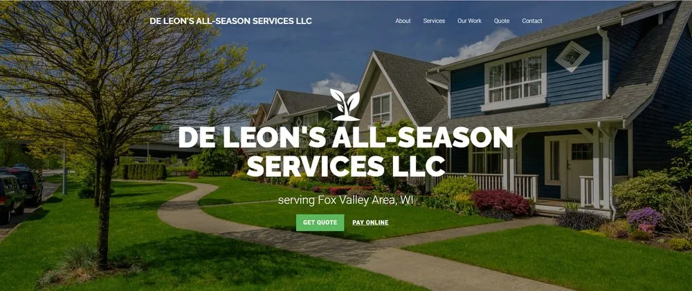 Top-rated landscaping services in Appleton, WI - De Leon's All-Season Services