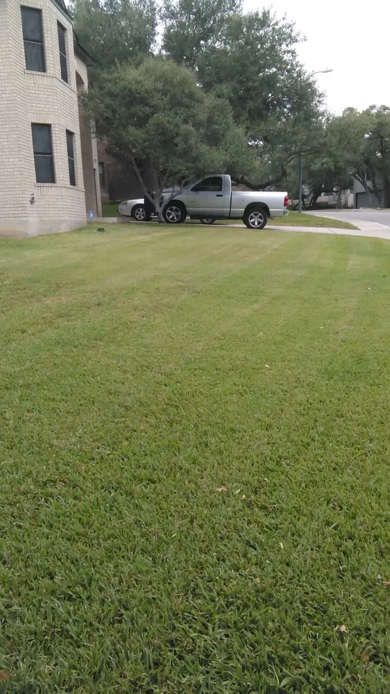 Expert lawn mowing service in San Antonio, TX by De Leons Landscaping