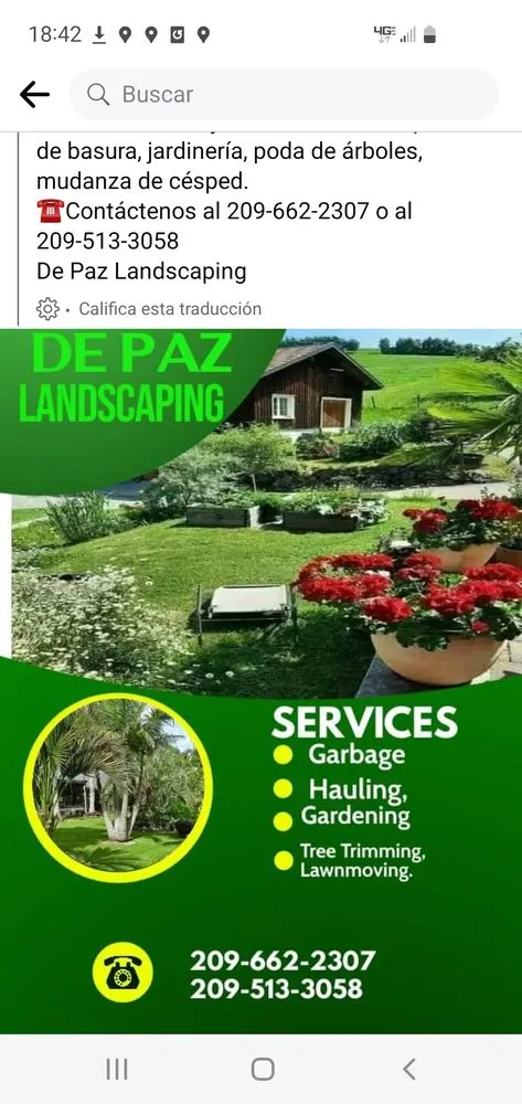 Expert yard maintenance experts serving Stockton, CA - De Paz Landscaping