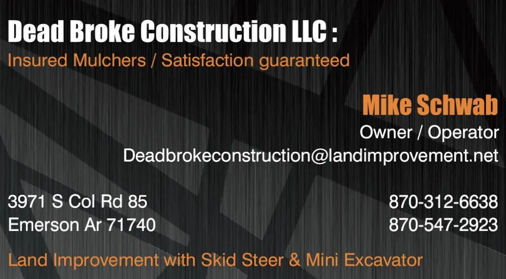 Affordable lawn mowing service in Emerson, AR by Dead Broke Construction