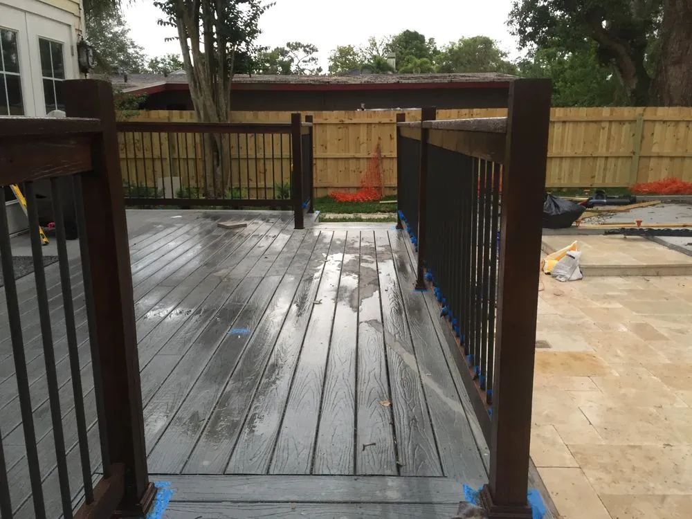 Local yard cleanup service with custom design in Dale City, VA by Deadwood Fencing And Landscaping