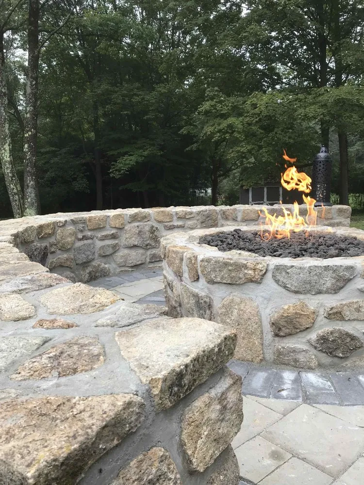 Local landscape design in Mendham, NJ by DeAndrea Land & Stone