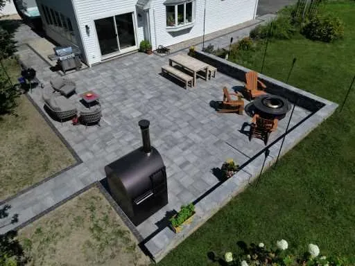 Custom outdoor landscaping for outdoor upgrades across East Bridgewater, MA - De'Angele Landscape & Construction