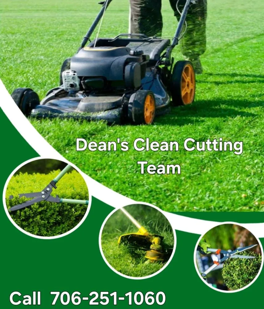 Custom landscape design in Harlem, GA by Dean's Clean Cutting Team