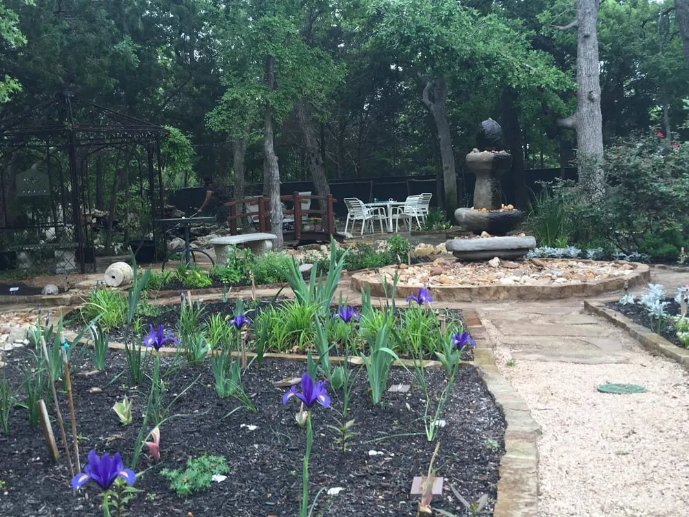 Custom garden landscaping in Austin, TX by Death Metal Landscape