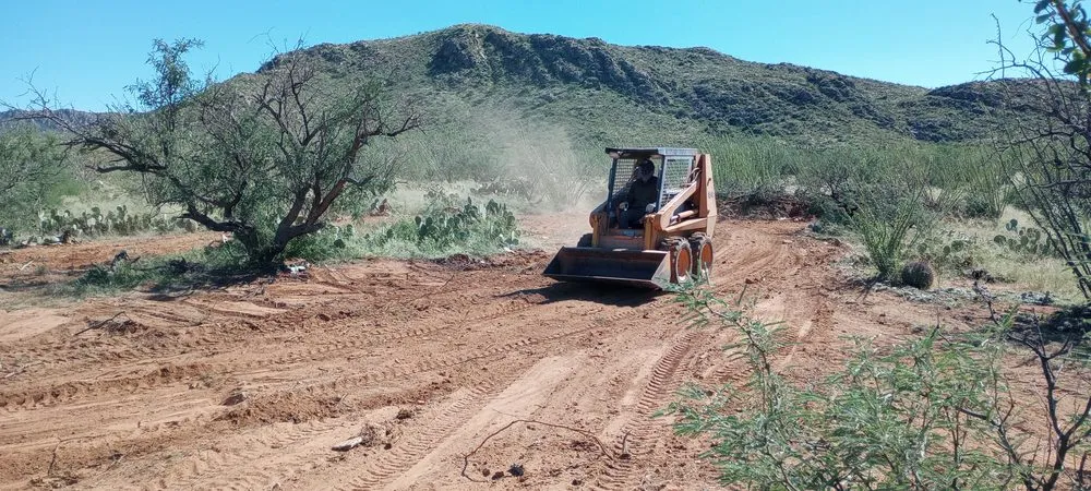 Custom landscape installation for homes across Tucson, AZ - Deboiz Hauling