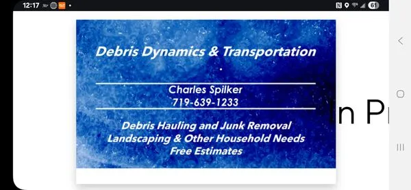 Debris Dynamics & Transportation