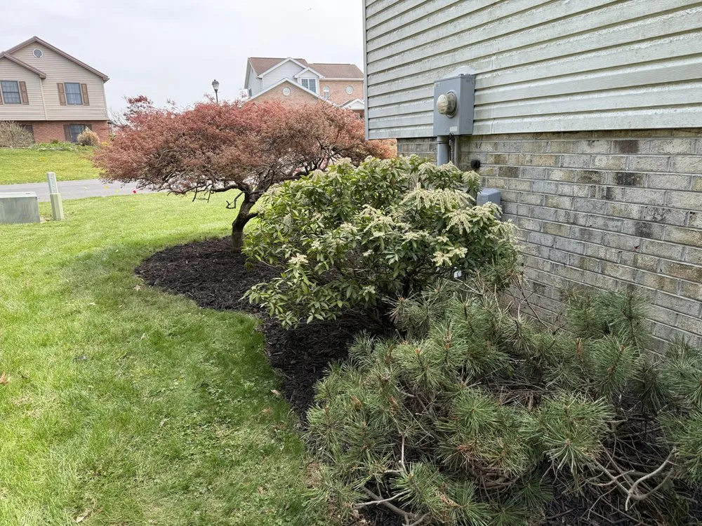 Custom landscape installation in Chambersburg, PA by Debris Free