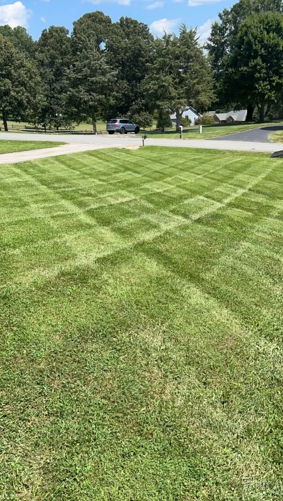 Local garden landscaping with custom design in Rocky Mount, VA by Deck Down Lawncare and Landscaping