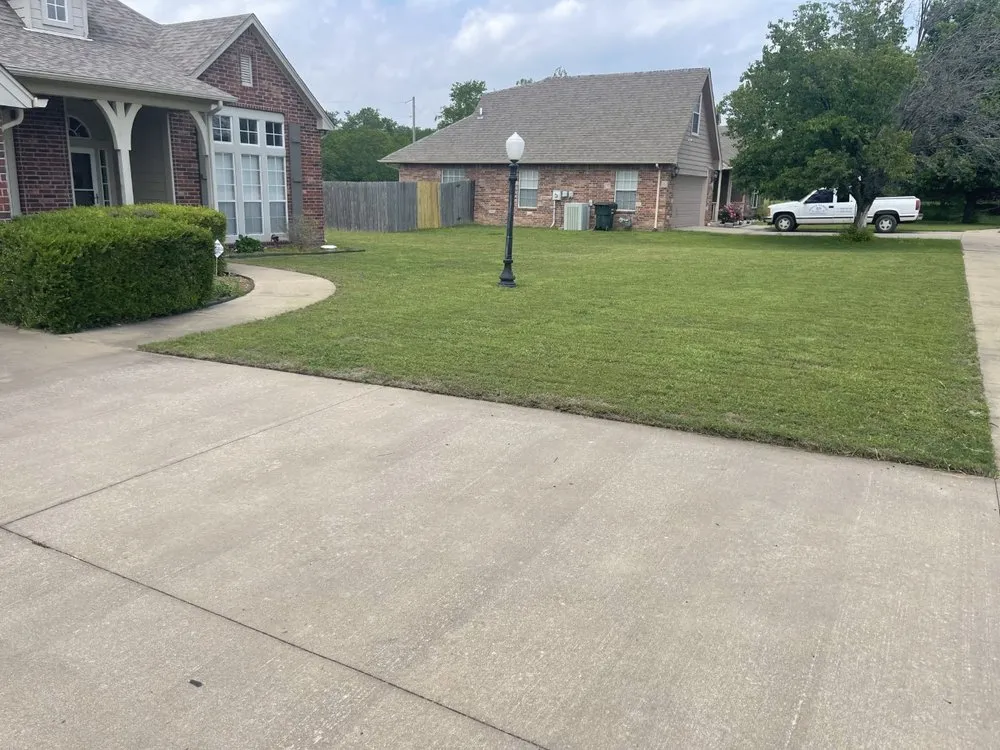 Expert lawn mowing service for residential properties across Owasso, OK - Deckard's Lawn Services