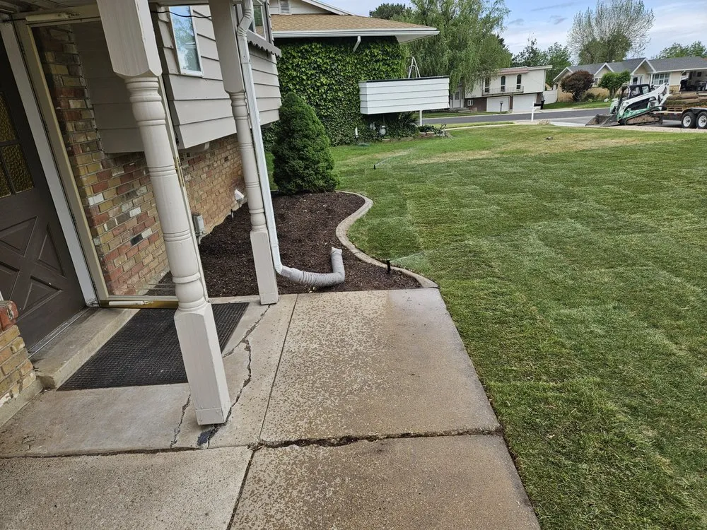 Expert lawn mowing service in Ogden, UT by Decked Out Custom Pools