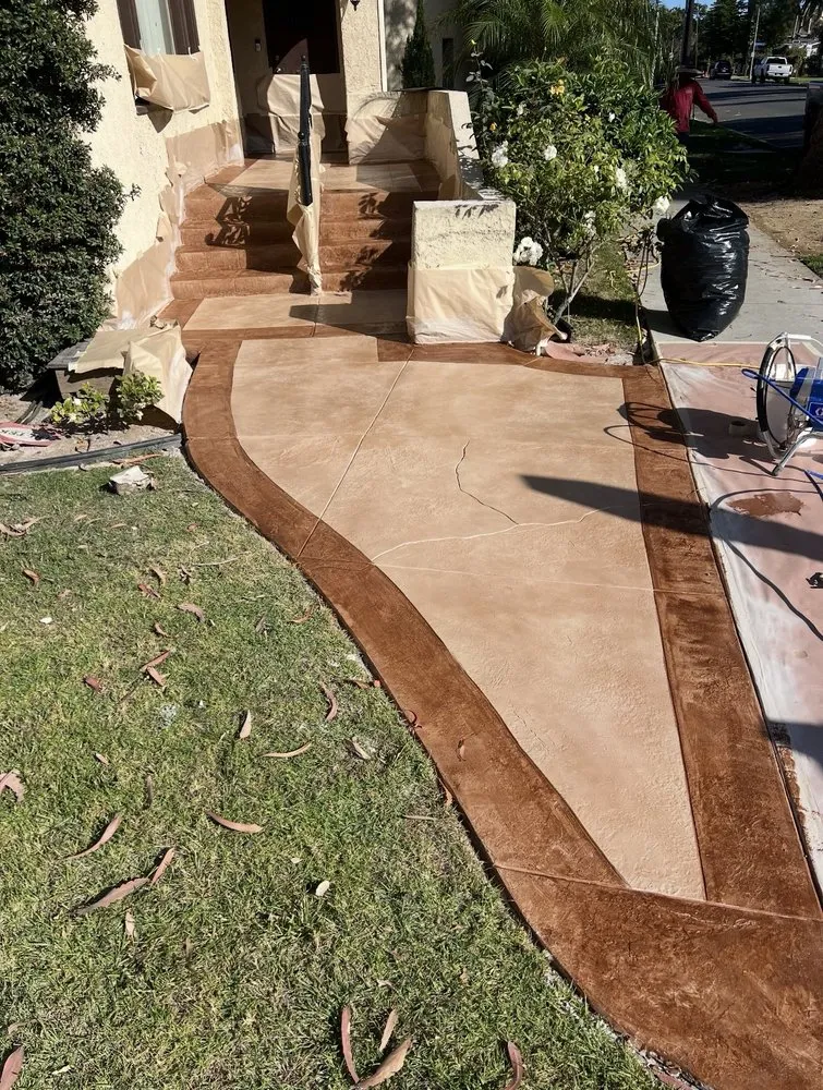 Expert landscaping services in Nuevo, CA by Deckrete Concrete Resurfacing