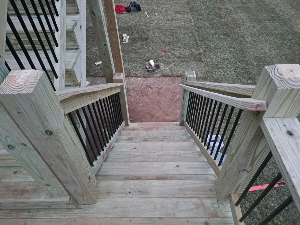 Professional outdoor landscaping in Marshfield, MO by Decks Plus