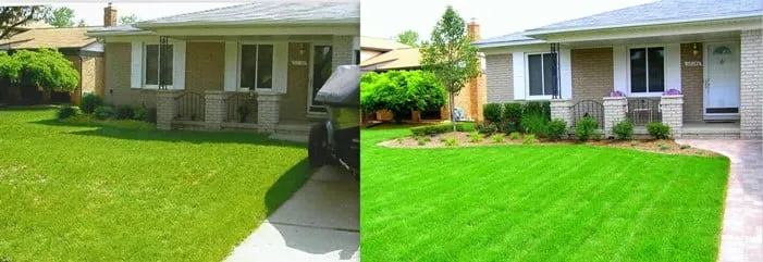 Custom yard maintenance with custom design in Bruce Twp, MI by DeClark's Landscaping