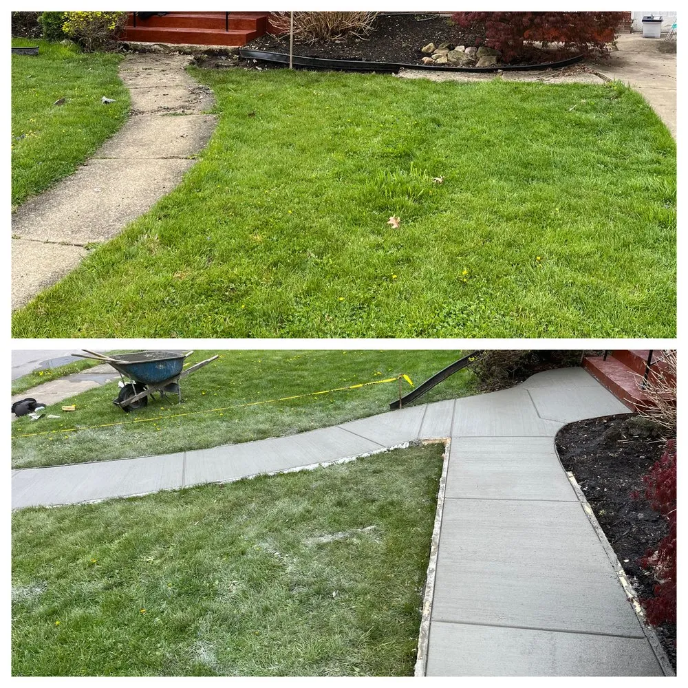 Professional landscape installation in Sharpsville, PA by Deco Borders & Concrete