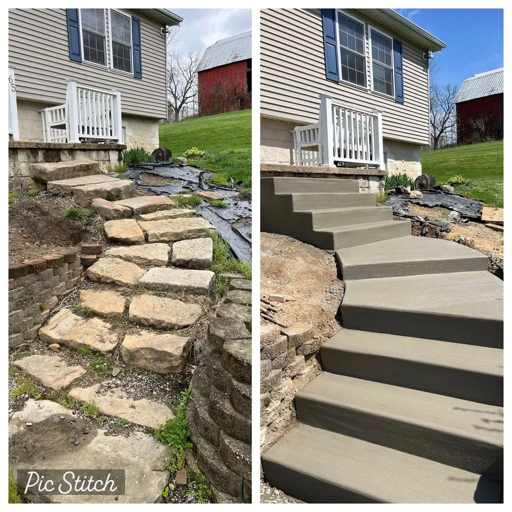 Custom lawn care service for residential properties in Sharpsville, PA by Deco Borders & Concrete