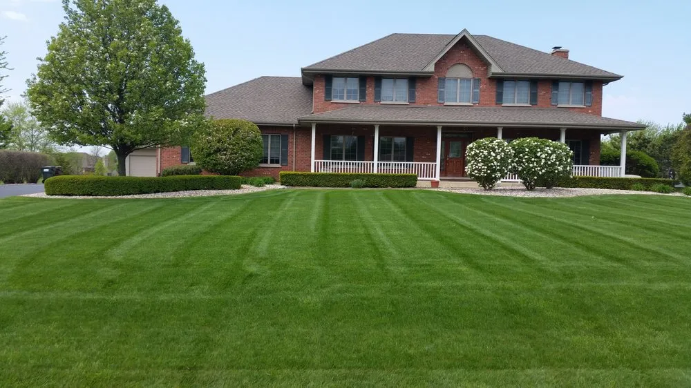Professional outdoor landscaping in Lemont, IL by Decola Concrete and Landscape