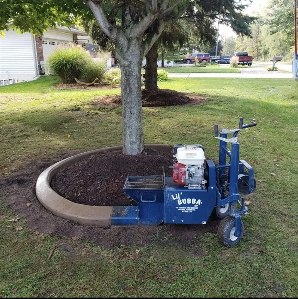 Professional outdoor landscaping in Jackson, MI by Decorative Curbing