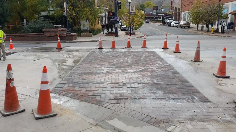 Expert lawn mowing service with custom design in Golden, CO by Decorative Landscape Borders