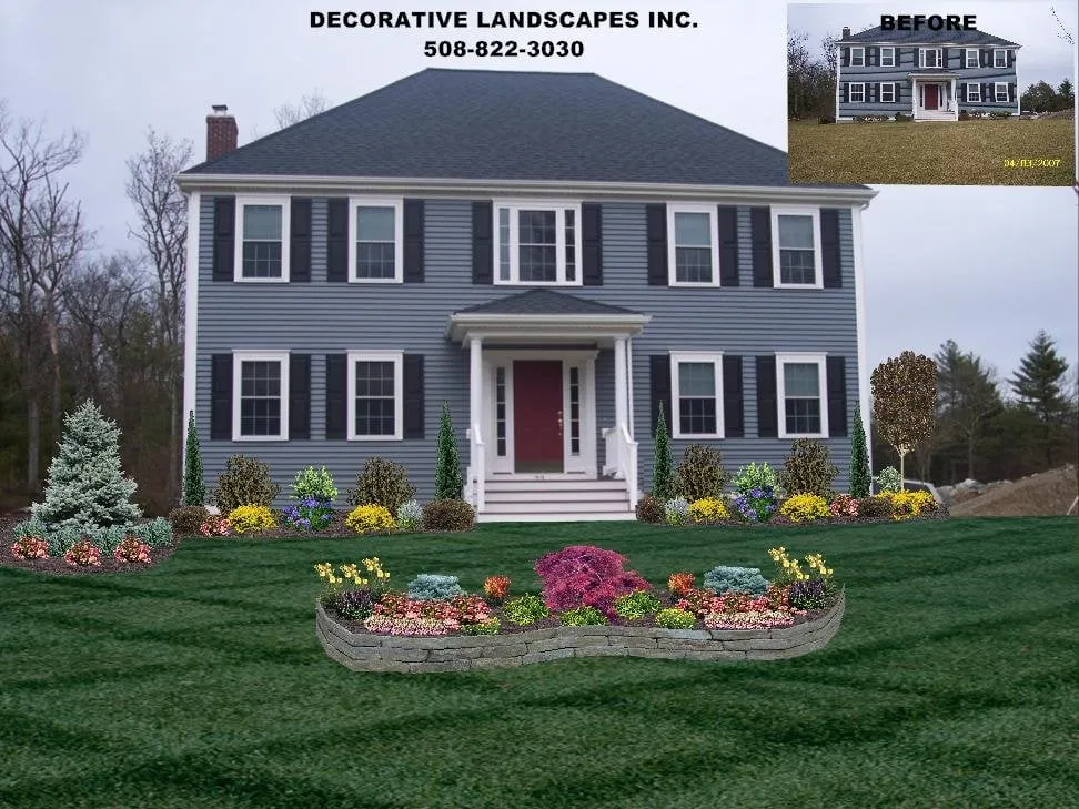 Expert yard maintenance for residential properties in Taunton, MA by Decorative Landscapes