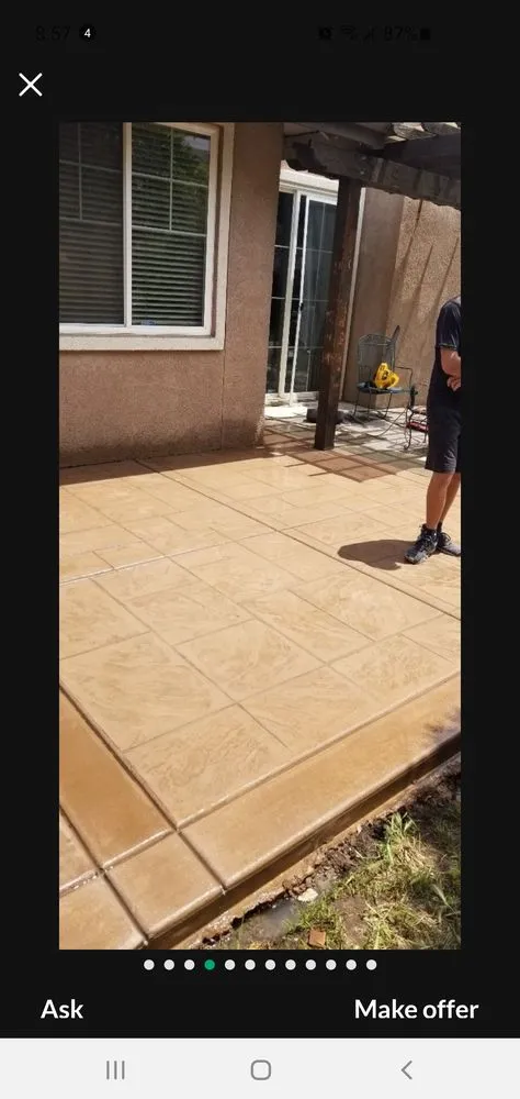 Custom lawn care service in Stockton, CA - Decorative rock & concrete