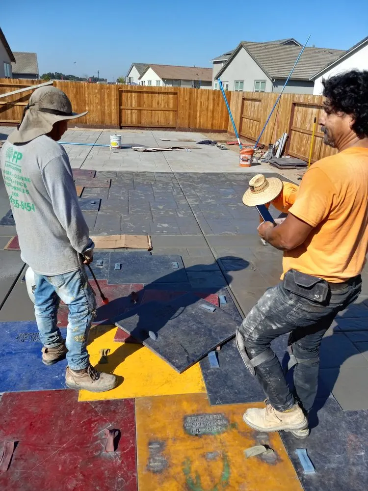 Custom landscaping services in Stockton, CA by Decorative rock & concrete